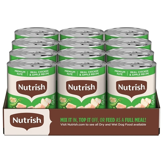 Rachael Ray Nutrish Real Chicken & Apple Pate Wet Dog Food, 12 x 13 oz Case - Pet Food & Pet Care - image 2