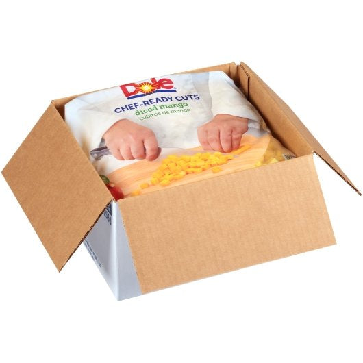 Dole Chef-Ready Individual Quick Frozen Mango 3/8" Cube, 2 x 5 lb Case - DOT product image 5