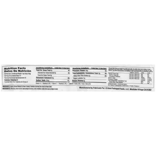 Dole Chef-Ready Cuts Individual Quick Frozen Diced Apple, 2 x 5 lb Case - Frozen Fruit
