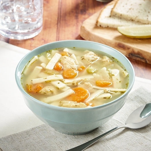 TrueSoups Old Fashioned Ready to Heat Old Fashioned Chicken Noodle Soup, 4 x 8 lb Case - GS1 styled product image