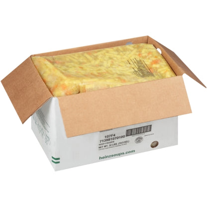 TrueSoups Old Fashioned Ready to Heat Old Fashioned Chicken Noodle Soup, 4 x 8 lb Case - GS1 open-case image