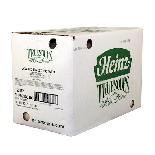TrueSoups Loaded Baked Ready To Heat Loaded Baked Potato Soup, 4 x 8 lb Case - GS1 closed shipping case image
