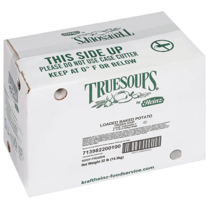 TrueSoups Loaded Baked Ready To Heat Loaded Baked Potato Soup, 4 x 8 lb Case - GS1 closed shipping case image