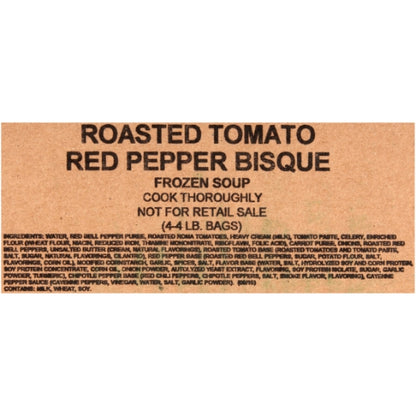 Chef Francisco Roasted Vegetarian Roasted Tomato And Red Peppers Bisque, 4 x 4 lb Case - DOT product image 7