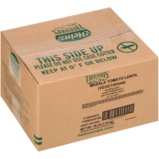 Chef Francisco Tomato Vegetarian Masala Tomato Lentil Soup, 4 x 4 lb Case - DOT product image 6