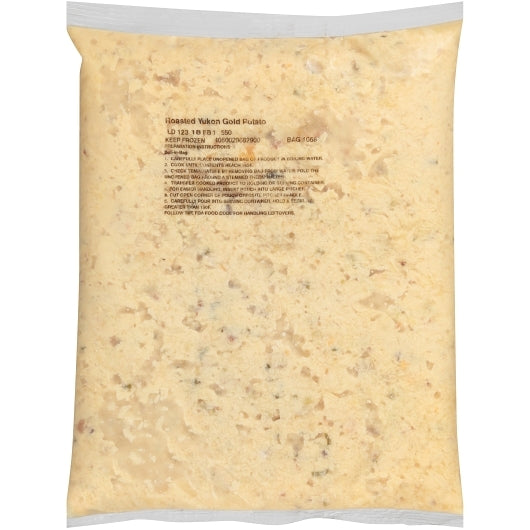 Chef Francisco Roasted Yukon Gold Potato Cheddar Soup Pouch, 4 x 4 lb Case - Prepared Foods