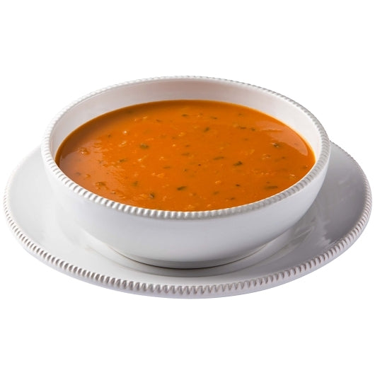 TrueSoups Old Fashioned Ready to Heat Old Fashioned Tomato Soup, 4 x 8 lb Case - GS1 prepared product image