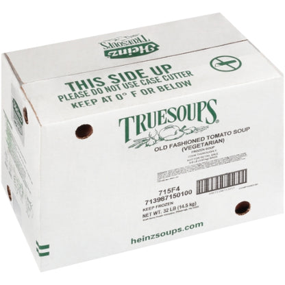 TrueSoups Old Fashioned Ready to Heat Old Fashioned Tomato Soup, 4 x 8 lb Case - GS1 closed shipping case image