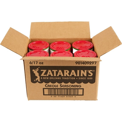 Zatarain's Creole Seasoning New Orleans Style, 6 x 17 oz Case - GS1 open-case image