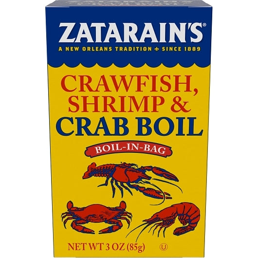 Zatarain's Crab Boil Dry Mix, 6 x 3 oz Case - Pantry Ingredients