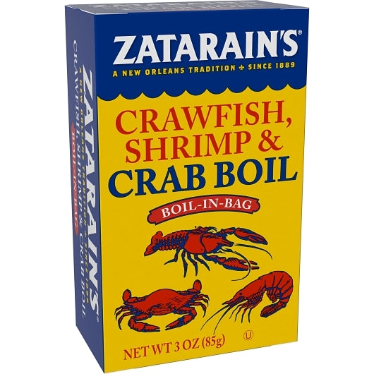Zatarain's Crab Boil Dry Mix, 6 x 3 oz Case - Alternate product angle or state