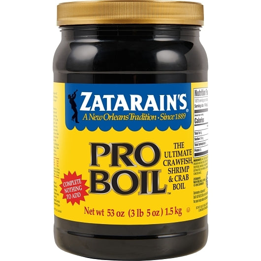 Zatarain's Crab Boil Pro Boil Plastic Jar, 6 x 53 oz Case - DOT product image 4