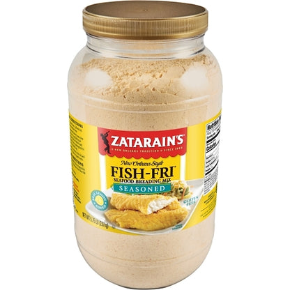Zatarain's Seasoned Fish Fri, 4 x 5.75 lb Case - Front/center packaged product image