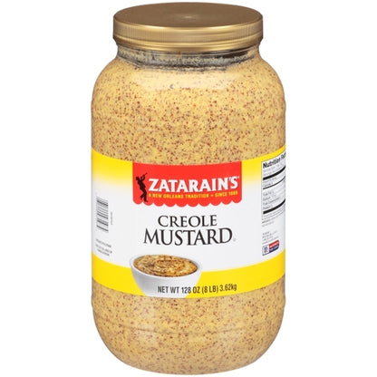 Zatarain's Kosher Creole Mustard Bulk, 4 x 8 lb Case - Condiments & Sauces