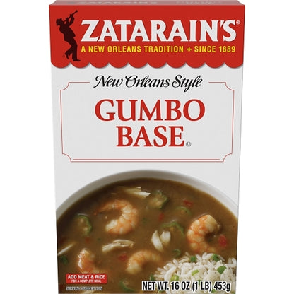 Zatarain's Gumbo Base, 6 x 16 oz Case - Pantry Ingredients