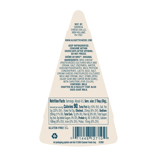 Alouette Plain Creme De Brie Cheese, 6 x 5 oz Case - DOT product image 2