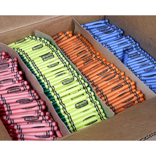 Crayola 4 COLOR RED YELLOW/ORANGE GREEN BLUE, 1 x 3000 ct Case - DOT product image 2