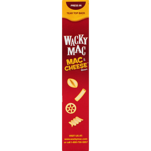 Wacky Mac N Cheese, 24 x 5.5 oz Case - Alternate product angle or state
