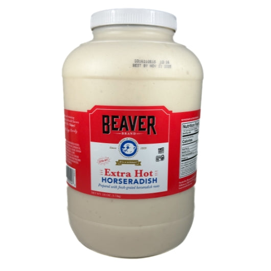 Beaver Extra Hot Horseradish Bulk, 4 x 139 oz Case - DOT product image 7