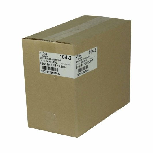 Beaver Extra Hot Horseradish Bulk, 4 x 139 oz Case - DOT product image 4