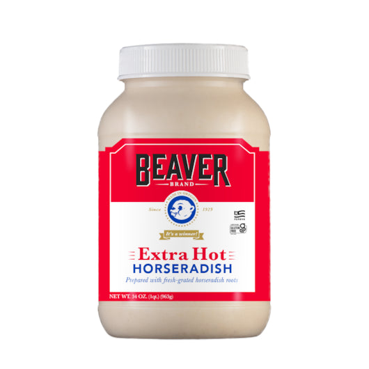 Beaver Extra Hot Horseradish Bulk, 6 x 2 lb Case - DOT product image 3