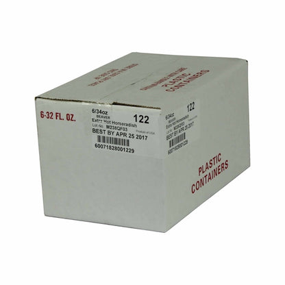 Beaver Extra Hot Horseradish Bulk, 6 x 2 lb Case - DOT product image 2