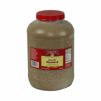 Beaver Sweet Hot Mustard Bulk, 4 x 8 lb Case - Condiments & Sauces