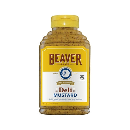 Beaver Deli Horseradish Mustard Bottle, 6 x 12.5 oz Case - DOT product image 7