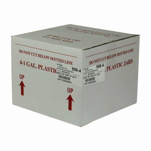 Inglehoffer Stone Ground Mustard Bulk, 4 x 144 oz Case - DOT product image 3