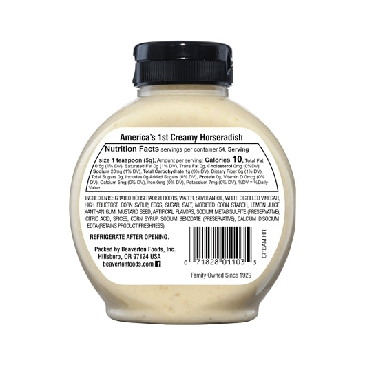 Inglehoffer Cream Style Horseradish Bottle, 6 x 9.5 oz Case - DOT product image 4