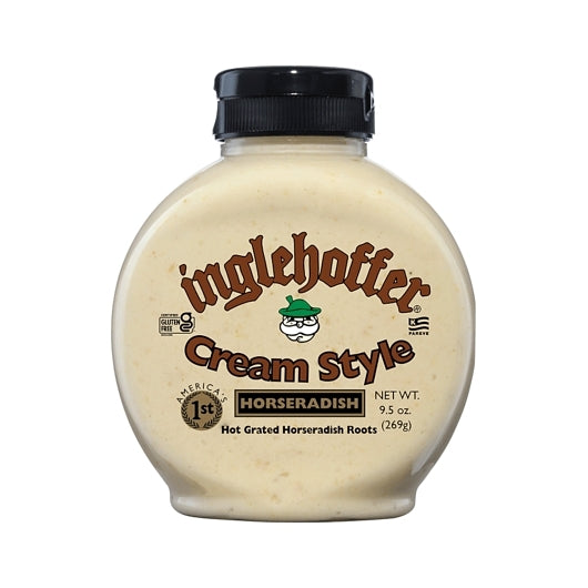 Inglehoffer Cream Style Horseradish Bottle, 6 x 9.5 oz Case - DOT product image 3