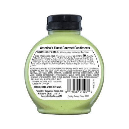 Inglehoffer Wasabi Squeeze Horseradish Bottle, 6 x 9.5 oz Case - DOT product image 6