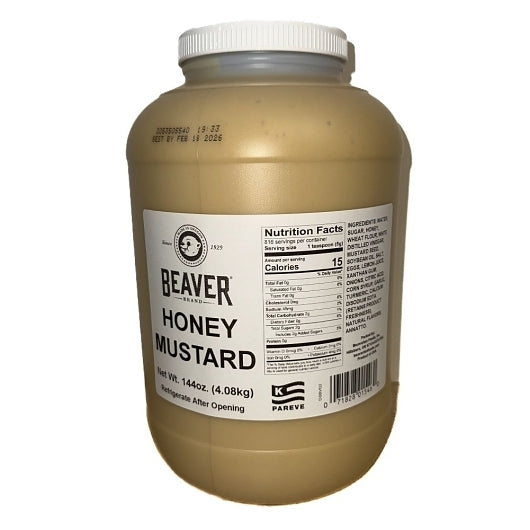 Beaver Honey Mustard Bulk, 4 x 9.25 lb Case - DOT product image 4