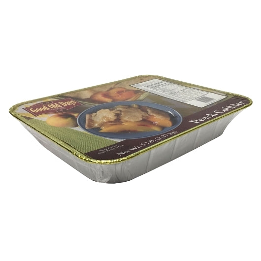 Good Old Days Peach Cobbler, 2 x 5 lb Case - Bakery & Desserts