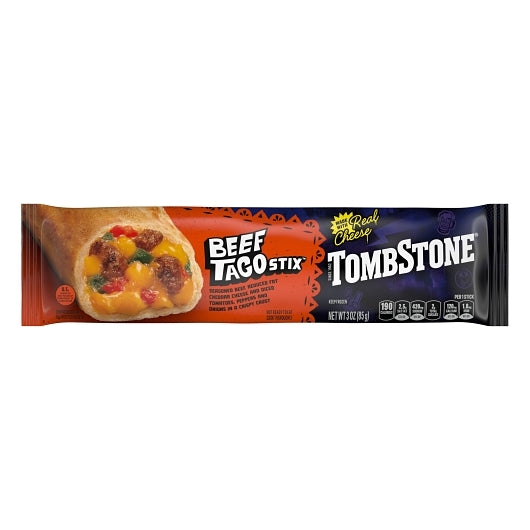 Tombstone Beef Taco Stix, 24 x 3 oz Case - Frozen Snacks & Appetizers