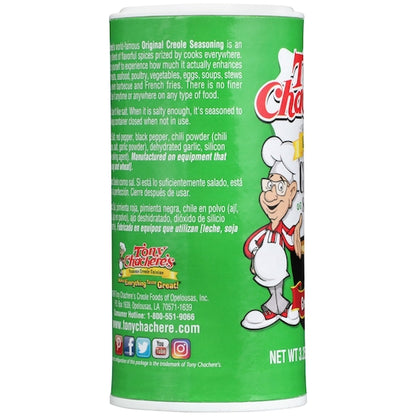 Tony Chachere's Seasoning Creole Seasoning, 12 x 3.25 oz Case - DOT product image 6