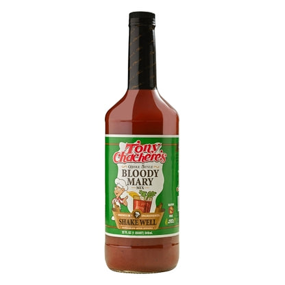 Tony Chacheres Bloody Mary cocktail Mixer, 12 x 32 oz Case - Beverages