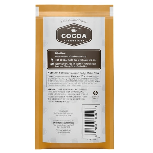Cocoa Classics Caramel And Chocolate Cocoa Mix, 36 x 1.25 oz Case - Candy & Confections - image 2