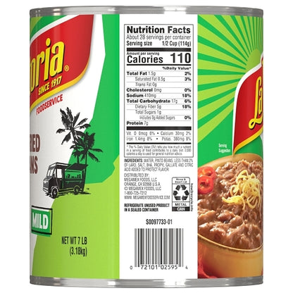 La Victoria Refried Beans, 6 x 112 oz Case - DOT product image 8