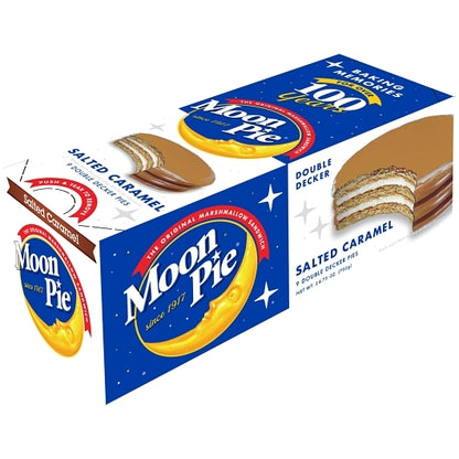 MoonPie Salted Caramel Double Decker Marshmallow Sandwich, 9 x 9 x 2.75 oz Case - DOT product image 4