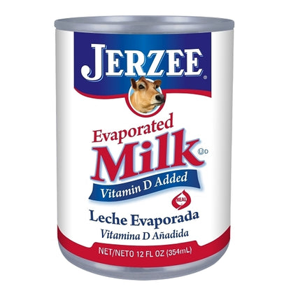 Jerzee Evaporated Milk , 24 x 12 fl oz Case - Pantry Ingredients