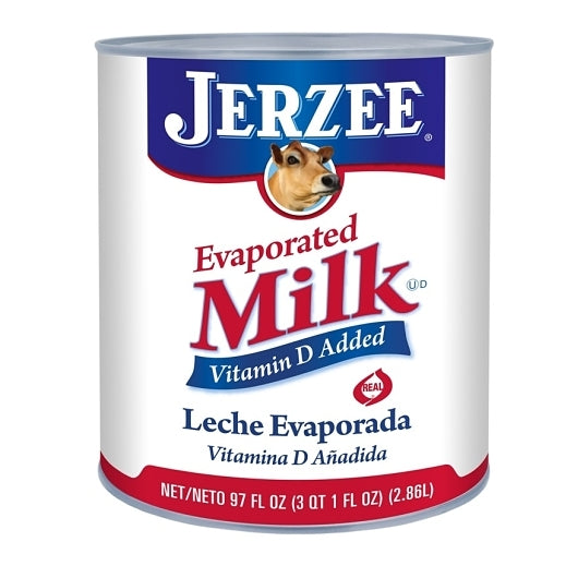 Jerzee Evaporated Milk , 6 x 97 fl oz Case - Health & Personal Care