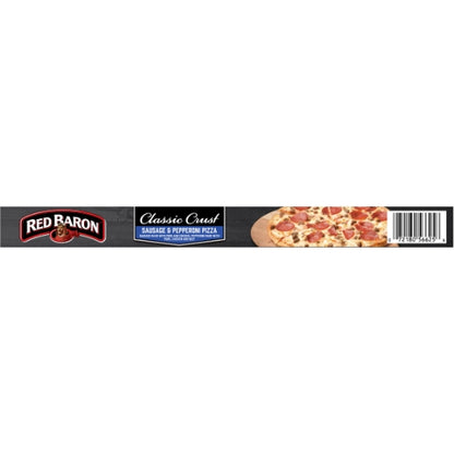 Red Baron PIZ CLASSIC CRUST SAUSAGE AND PEPPERONI, 16 x 21.95 oz Case - DOT product image 3