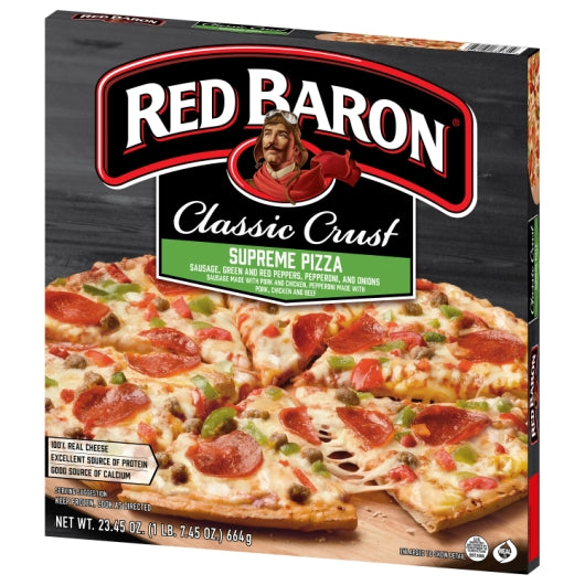 Red Baron PIZZA SUPREME CLASSIC PIZZA, 16 x 23.45 oz Case - DOT product image 5