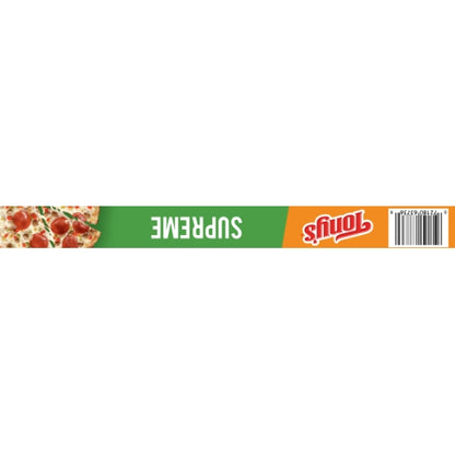 Tonys Pizzeria Style Supreme Pizza, 16 x 20.6 oz Case - Alternate product angle or state