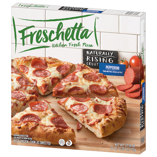 Freschetta NATURALLY RISING CRUST PEPPERONI, 14 x 27.35 oz Case - DOT product image 6