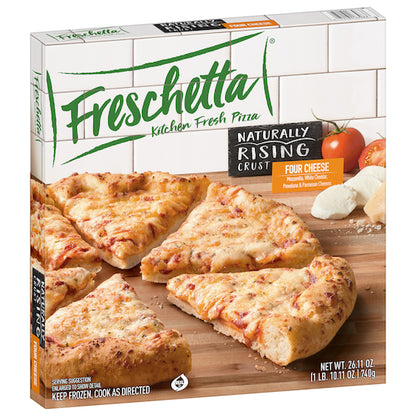 Freschetta NATURALLY RISING CRUST FOUR CHEESE, 14 x 26.11 oz Case - DOT product image 7