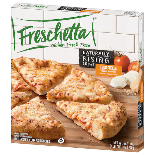 Freschetta NATURALLY RISING CRUST FOUR CHEESE, 14 x 26.11 oz Case - DOT product image 6