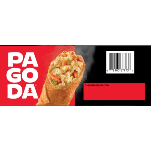 Pagoda CHICKEN EGG ROLL, 8 x 22 oz Case - DOT product image 3