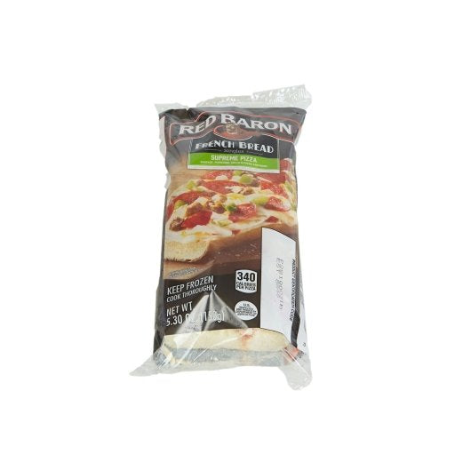 Red Baron Pizza French Bread Supreme, 24 x 5.3 oz Case - Prepared Foods